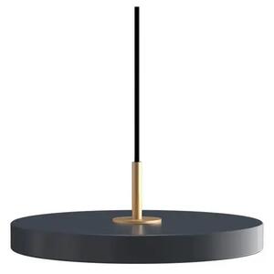 Asteria Plus Lustră Pendul Mini Anthracite Grey/Brass - UMAGE