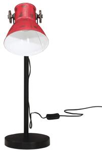 Lampă de birou 25 W, roșu uzat, 17x17x60 cm, E27