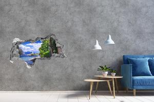 Fototapet 3D gaură în perete nordul Italiei