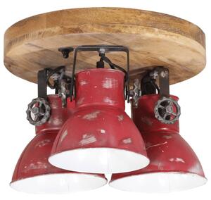 Lampă de tavan 25 W, roșu uzat, 35x35x25 cm, E27