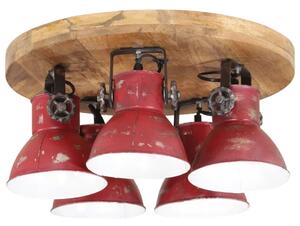 Lampă de tavan 25 W, roșu, 50x50x25 cm, E27