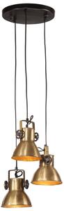 Lampă suspendată 25 W, alamă antichizată, 30x30x100 cm, E27