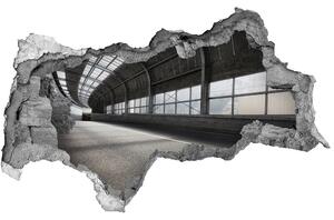 Fototapet 3D gaură în perete Tunelul rutier