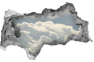 Autocolant gaură 3D nori