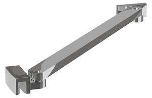 Erga Paris, suport de colț pentru paravane de duș cu grosimea sticlei 6/8/10 mm, lungime 35 cm, cromat, ERG-V02-PARIS-BAR35-CR