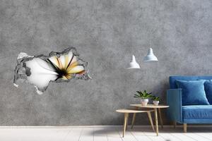 Autocolant de perete gaură 3D floare abstract