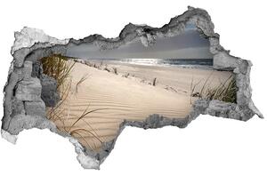 Autocolant gaură 3D plaja Mrzeżyno