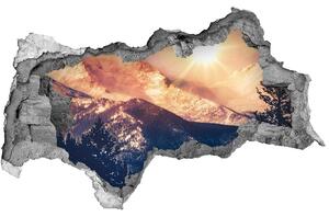 Autocolant de perete gaură 3D Munții Colorado