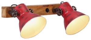 Lampă de perete 25 W, roșu uzat, 45x25 cm, E27