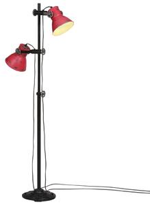 Lampă de podea, 25 W, roșu uzat, 25x25x90/160 cm, E27