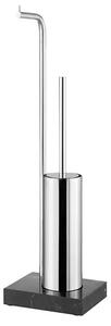 Modo Suport Pentru Hârtie Igienică & Perie Lustruit Inox Oțel - Blomus
