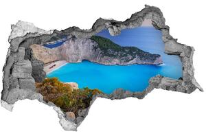 Autocolant de perete gaură 3D Zakynthos Grecia