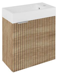 Sapho Sapho, Dulap lavoar LATUS IV STRIP 49.5x50x25cm, stejar Alabama, LT410-2322