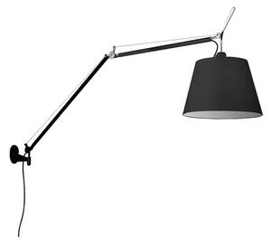 Tolomeo Mega Aplică de Perete cu Întrerupător ø320 Black - Artemide