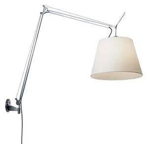 Tolomeo Mega Aplică de Perete cu Întrerupător ø320 Aluminium cu White - Artemide