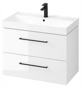 Cersanit Larga, dulap baie cu chiuveta 80x45x65 cm, alb lucios, S801-438