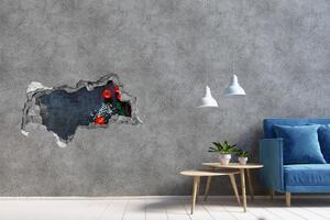 Fototapet 3D gaură în perete gresie portugheză