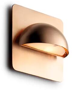 Rørhat În aer liber Aplică de Perete w/Placă Spate Raw Copper - LIGHT-POINT