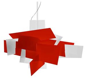 Big Bang Lustră Pendul Red R7s 10m - Foscarini