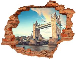 Autocolant gaură 3D Tower Bridge din Londra