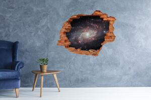 Autocolant de perete gaură 3D Nebuloasă