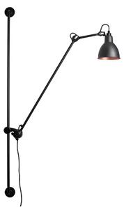 214 Aplică de Perete Round Black/Black/Copper - Lampe Gras