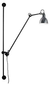 214 Aplică de Perete Round Chrome/Black - Lampe Gras
