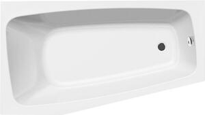 Aqualine Aqualine, cada BEROUNKA 160x90x41cm, stânga, albă, A1690