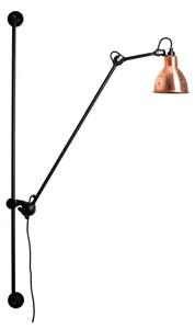 214 Aplică de Perete Round Black/Copper - Lampe Gras