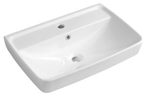 Aqualine Aqualine, chiuveta ceramica DURU 60x40cm, alba, TU0351