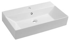 Aqualine Aqualine, Chiuvetă ceramică blat 70x42cm, alb, 10SF50070