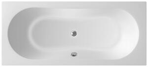 Aqualine Aqualine, cada JIZERA 180x80x39cm fara picioare, alb, G1880