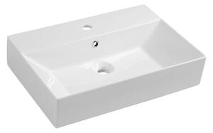 Aqualine Aqualine, Chiuvetă din ceramică 60x42cm, deasupra, 10SF50060