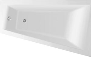 Aqualine Aqualine, cada METUJE 160x100x42cm, dreapta, fara picioare, alb, G2611