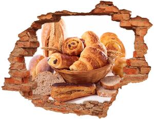 Autocolant un zid spart cu priveliște Pâine