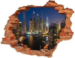 Autocolant gaură 3D Marina in Dubai