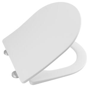 Aqualine Aqualine, scaun WC VERMET, Soft Close, alb, VRS008