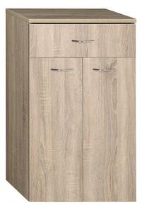 Aqualine Aqualine, dulap bază ZOJA/KERAMIA FRESH cu sertar 50x78x29cm, stejar platină, 50315