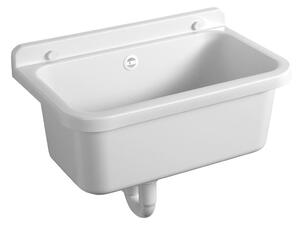 Aqualine Aqualine, Chiuvetă suspendată 55x34cm, plastic, alb, PI5055