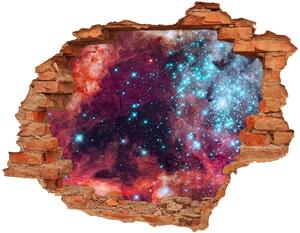 Fototapet 3D gaură în perete nor Magellanic