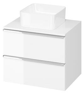 Cersanit - Dulap de perete VIRGO sub chiuveta cu blat de 60 cm, alb-crom, S522-040