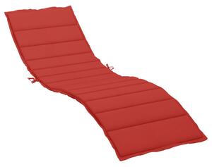 Pernă de șezlong, roșu, 200x60x3 cm, textil oxford