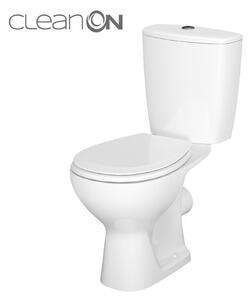 WC Cersanit ARTECO 010 CLEANON cu scaun Soft Close 63,5 x 35,5 cm, K667-069