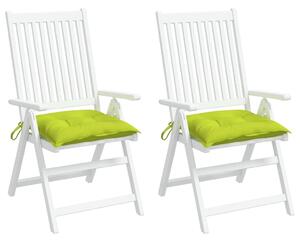 Perne de scaun, 2 buc., verde aprins, 50x50x7 cm, textil oxford