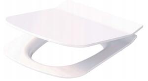 Cersanit City Square, scaun toaleta antibacterian duroplast, alb, K98-0125