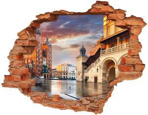 Autocolant gaură 3D Cracovia, Polonia