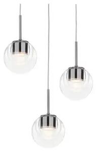 Dew 3 Lustră Pendul Chrome - KDLN