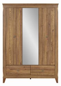 Dulap haine cu trei usi Bergen, 144X63X202 cm