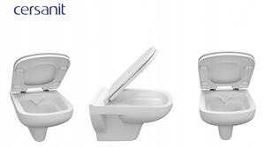 Scaun WC Cersanit COLOR duroplast / antibacterian, alb, K98-0092