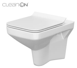 Cersanit Como Clean On, vas de toaletă montat pe perete fără scaun, alb, K32-020